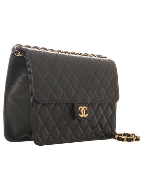 chanel m l classic flap size|vintage Chanel single flap.